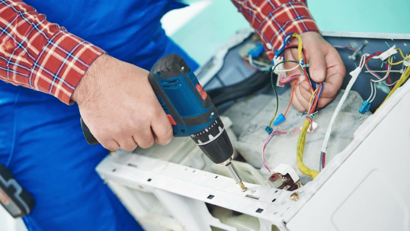 Beypazarı Whirlpool Whirlpool çamaşır makinesi kart tamiri – Su almama arızası orijinal parça ile giderildi. - Teknik servis örneği