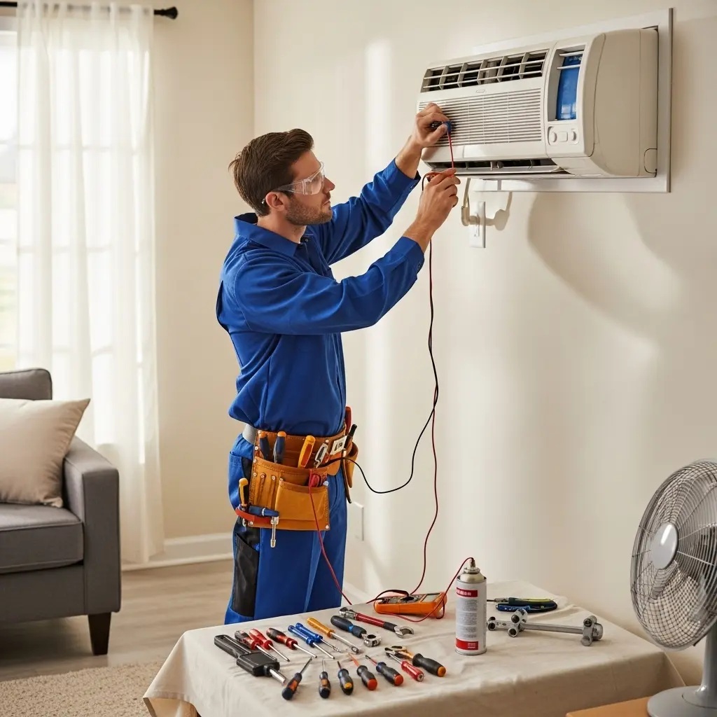 Beypazarı Whirlpool Whirlpool klima gaz dolumu ve bakım – Enerji verimliliği artırıldı. - Teknik servis örneği